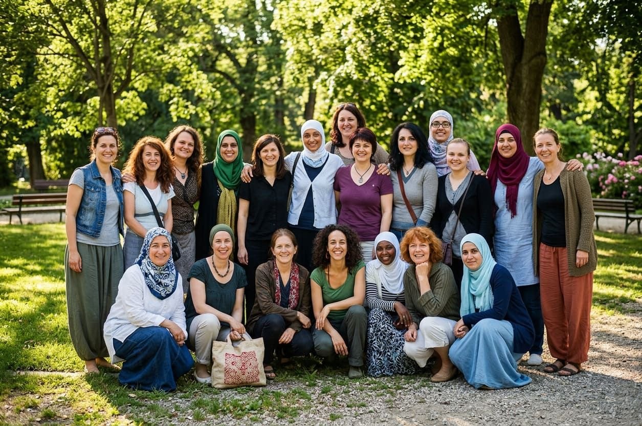 Groupe d'adultes en atelier d'apprentissage du français